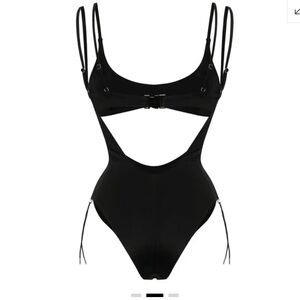 Shoreditch Ski Club suspender bathing suit bottom